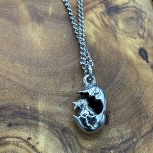 Vintage Sarah Coventry Hatching Chick necklace